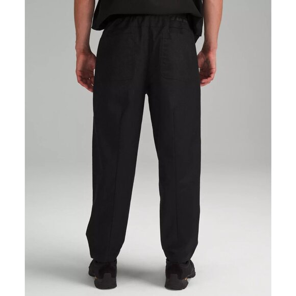 lululemon Lab Jacquard Relaxed Tapered Pant 27" - Leopardo Jacquard Black - XS - Picture 8 of 8